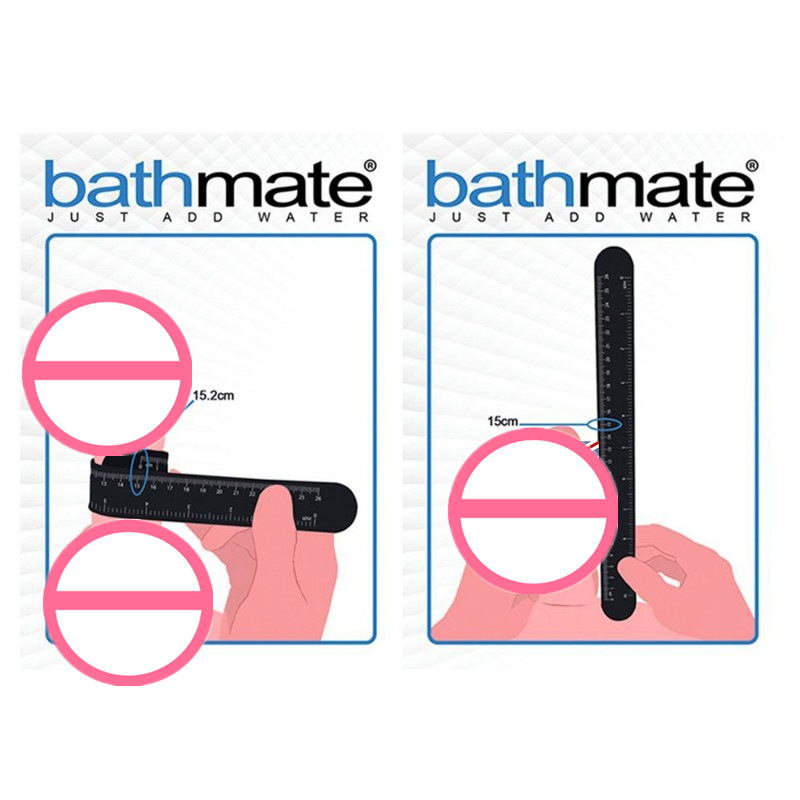 Лінійка для вимірювання члена Bathmate Measuring Gauge V2 26 см Чорна - Зображення 7