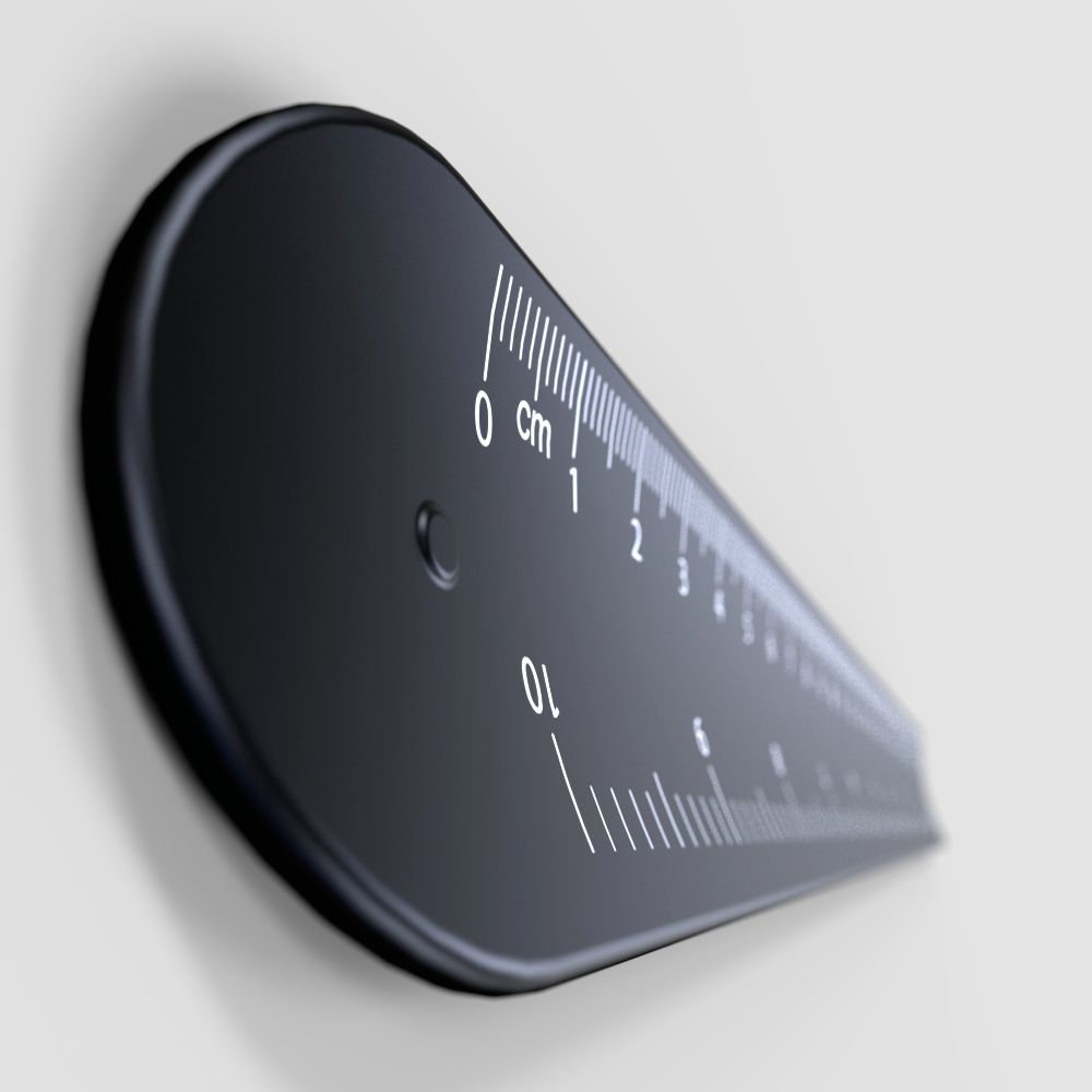 Лінійка для вимірювання члена Bathmate Measuring Gauge V2 26 см Чорна - Зображення 4