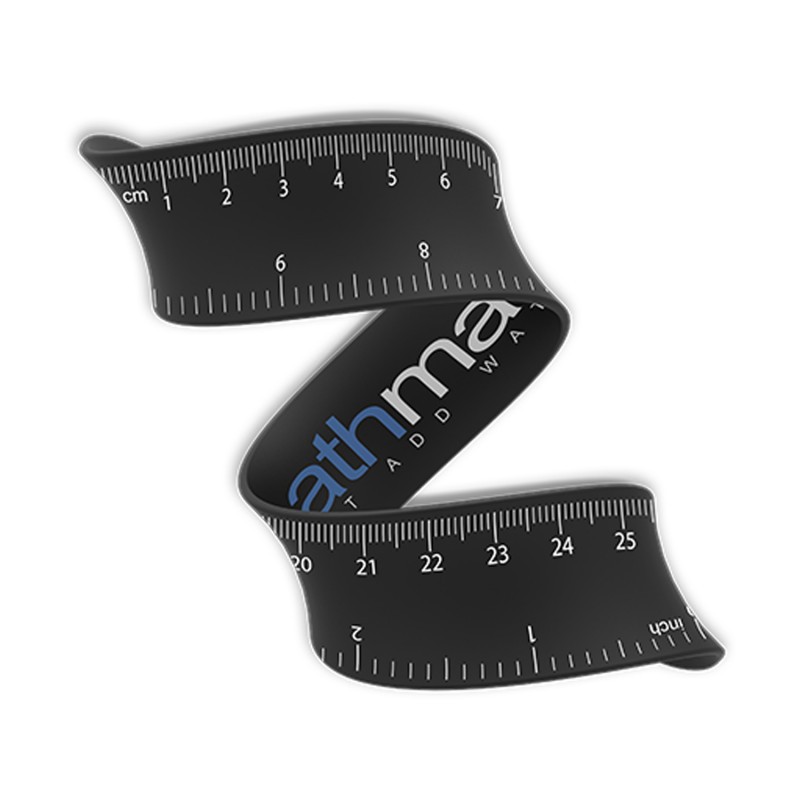 Лінійка для вимірювання члена Bathmate Measuring Gauge V2 26 см Чорна - Зображення 2