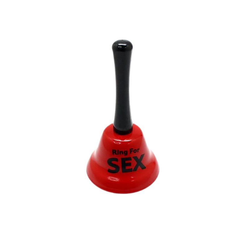 Дзвінок для пар Ring for SEX з ручкою для непристойних ігор Червоний - Зображення 2